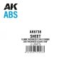 AK Interactive AK6738 0.5MM THICKNESS X 245 X 195MM – ABS SHEET – 3 UNITS PER BAG